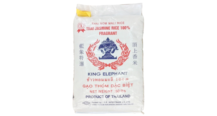 Jasmine Rice King Elephant Brand 25kg