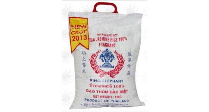 Jasmine Rice King Elephant Brand 10kg