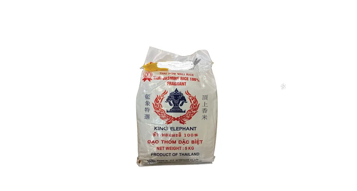 Jasmine Rice King Elephant Brand 5kg