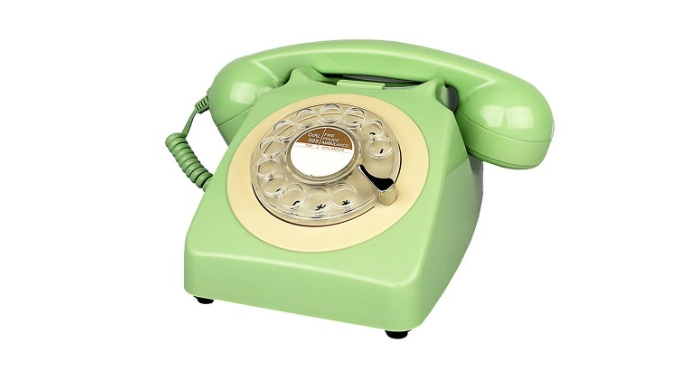 Retro Phone - Green