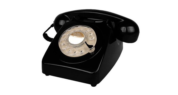 Retro Phone - Black