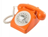 Retro Phone - Orange