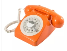 Retro Phone - Orange