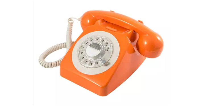 Retro Phone - Orange