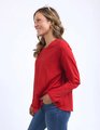 Elm Melrose Long Sleeve Top - Poppy